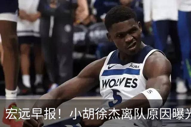 宏远早报！小胡徐杰离队原因曝光，崔永熙获肯定，全力引进大外援！